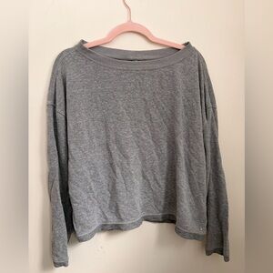 PRANA slouch grey sweater lightweight